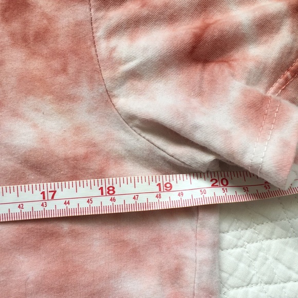 Obey Tie Dye Crop T-Shirt Top Soft Cotton Dusty Rose S - Picture 8 of 11